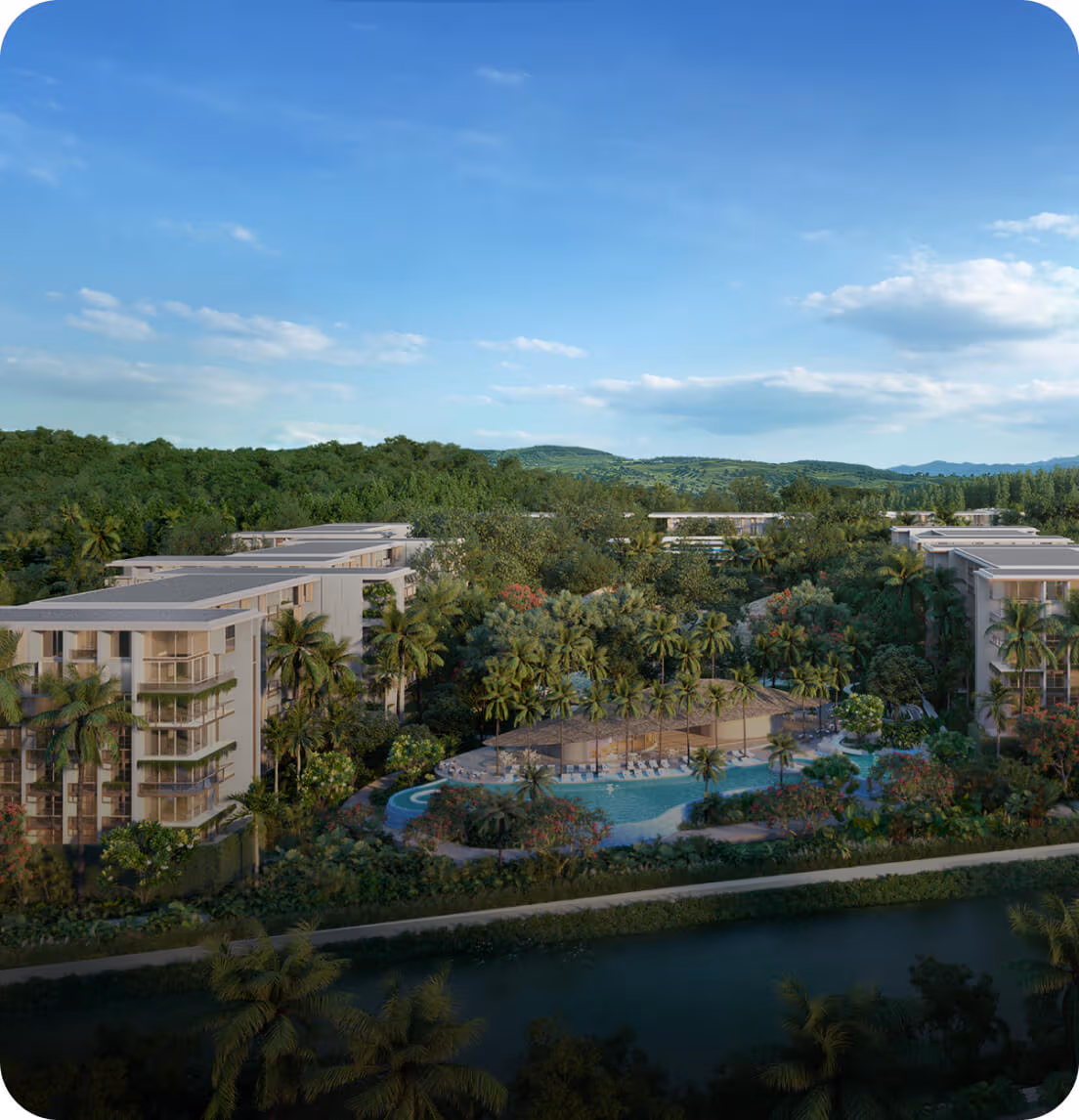Business center 6000 sqm and 5-star hotel with 100 rooms at Gardens of Eden